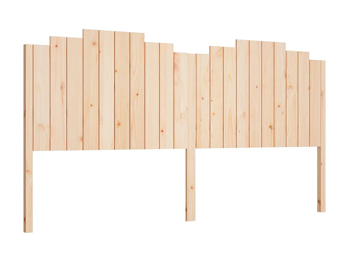 Testiera | Testata del letto per Letto 206x4x100 cm in Legno Massello di Pino