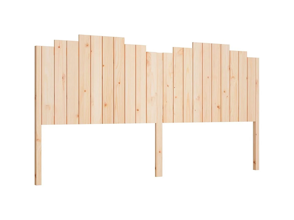Tête de lit 206x4x110 cm Bois massif de pin POI48116 BonneVie Meuble