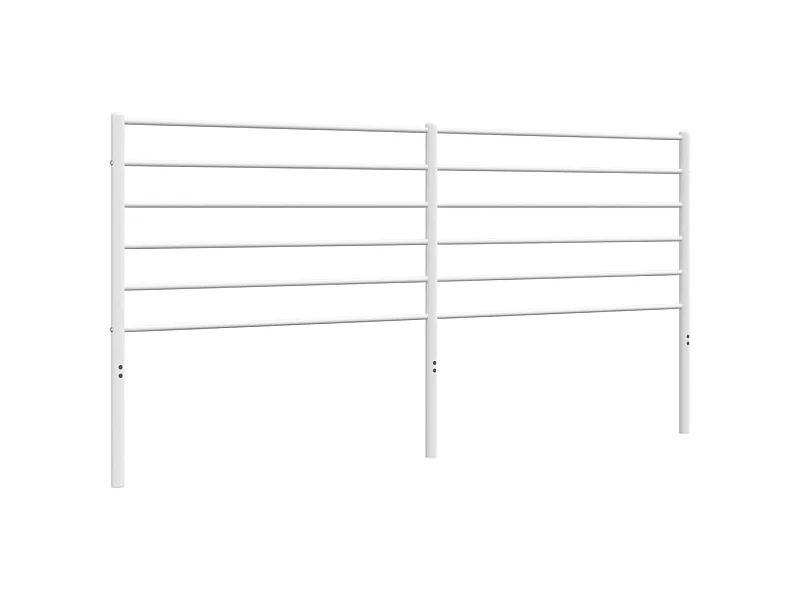 Cabeceira de cama 200 cm metal branco PT757638