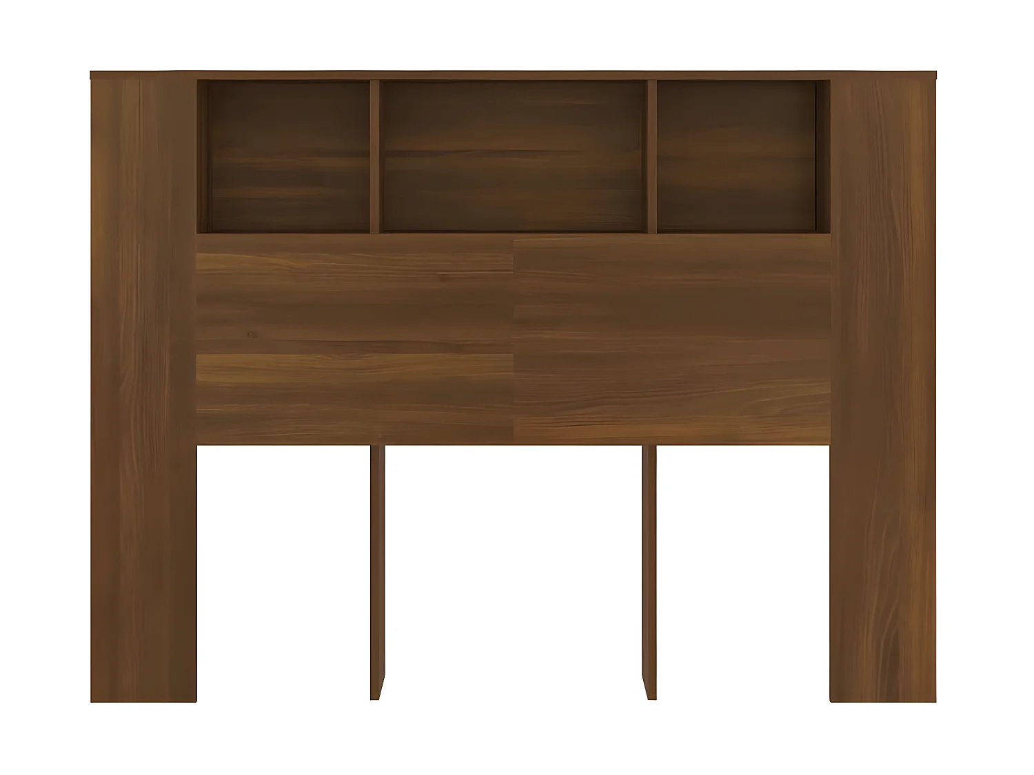 Armoire de tête de lit Chêne marron 140x18,5x104,5 cm POI73467 BonneVie Meuble