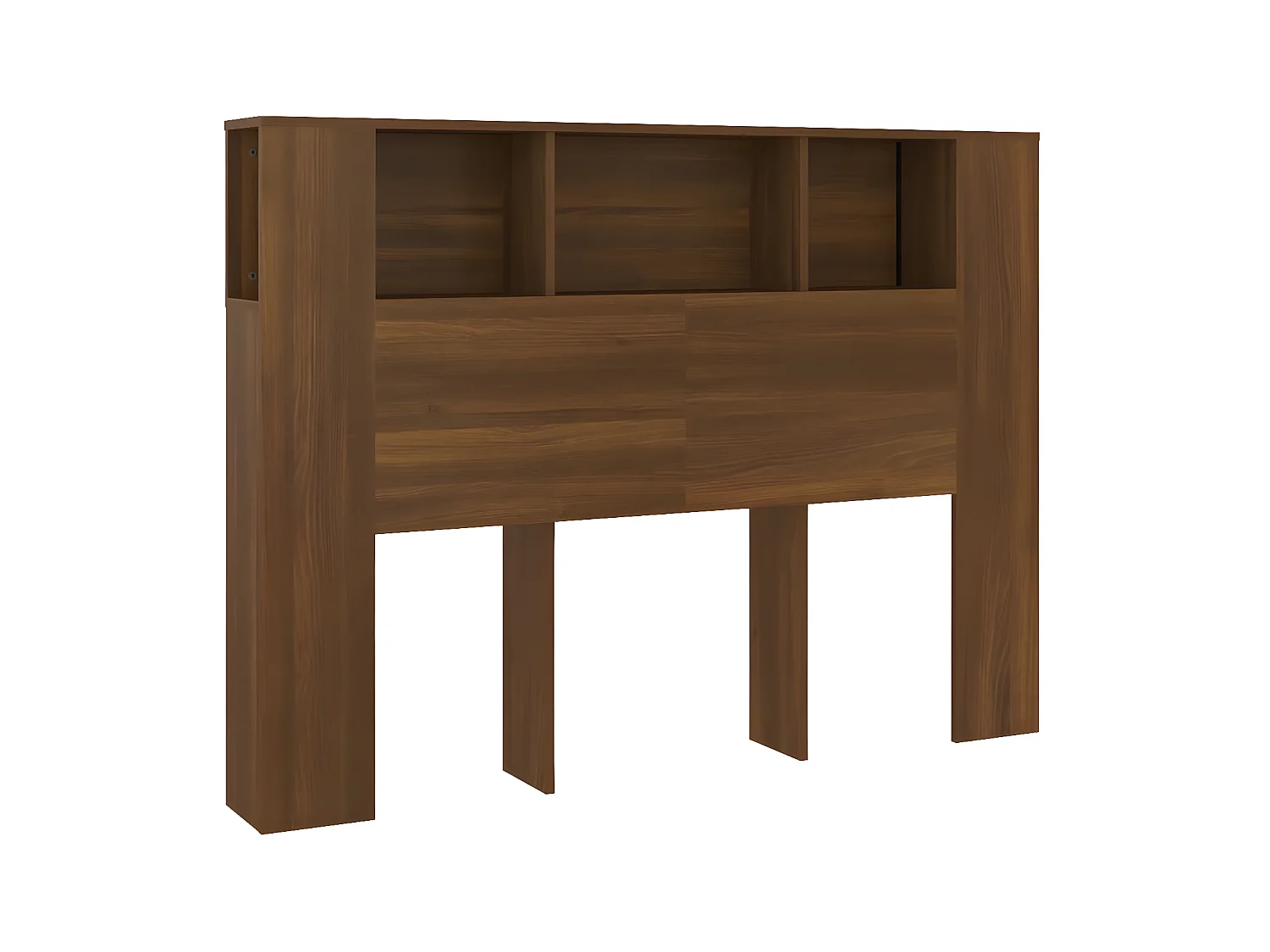 Testiera | Testata del letto con Scomparti Rovere Marrone 140x18,5x104,5 cm