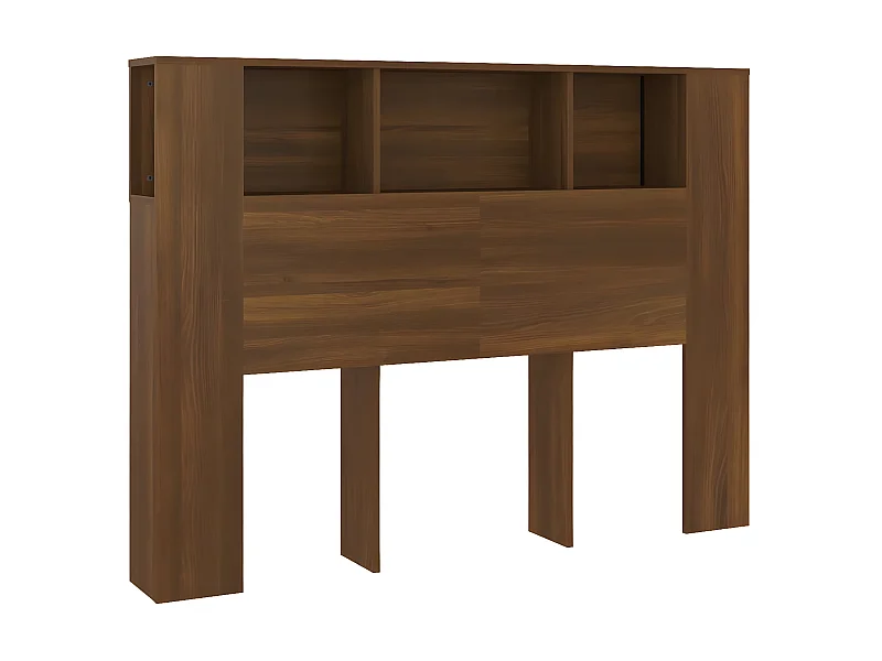 Armoire de tête de lit Chêne marron 140x18,5x104,5 cm POI73467 BonneVie Meuble