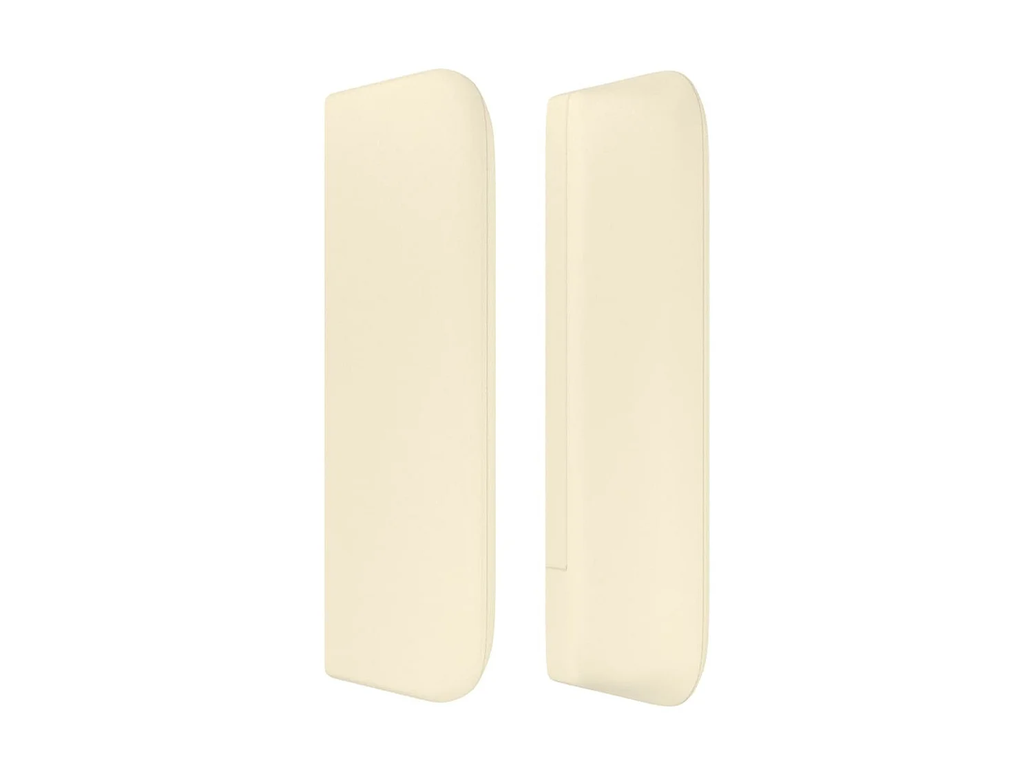 Tête de lit avec oreilles Crème 83x16x78/88 cm Similicuir POI31169 BonneVie Meuble