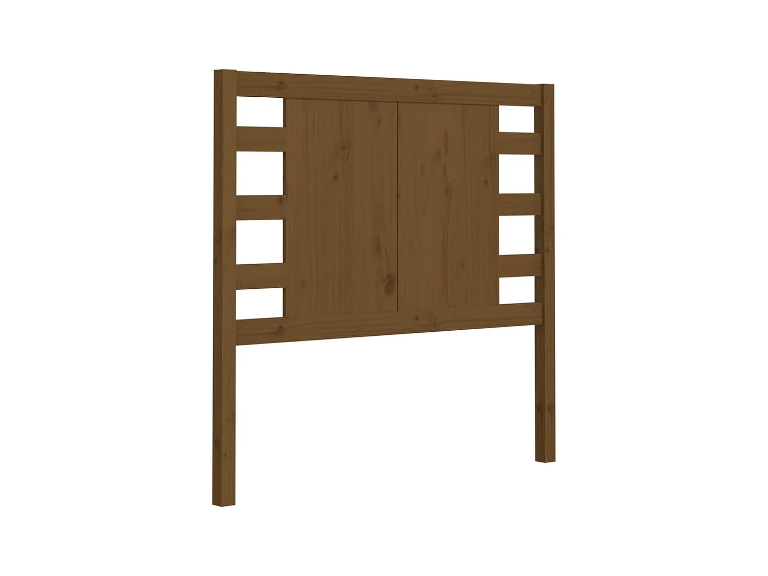 Tête de lit Marron miel 81x4x100 cm Bois massif de pin POI25523 BonneVie Meuble
