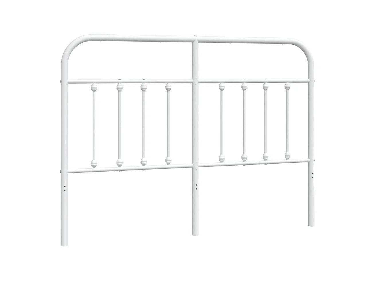 Tête de lit métal blanc 140 cm POI58270 BonneVie Meuble