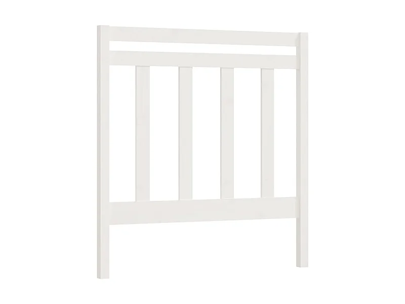 Hoofdbord 95x4x100 cm massief grenenhout wit NL205531