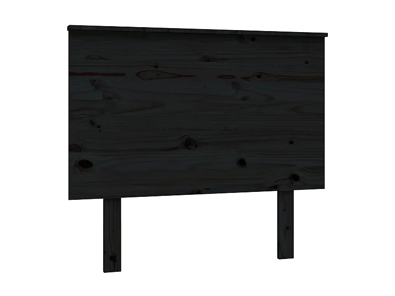 Cabeceira de cama 94x6x82,5 cm pinho maciço preto PT226566