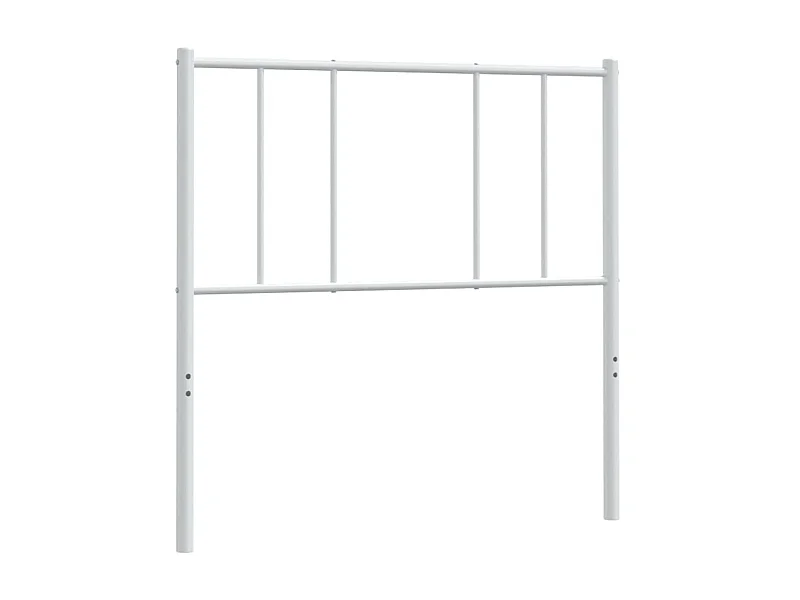 Cabeceira de cama 80 cm metal branco PT362255