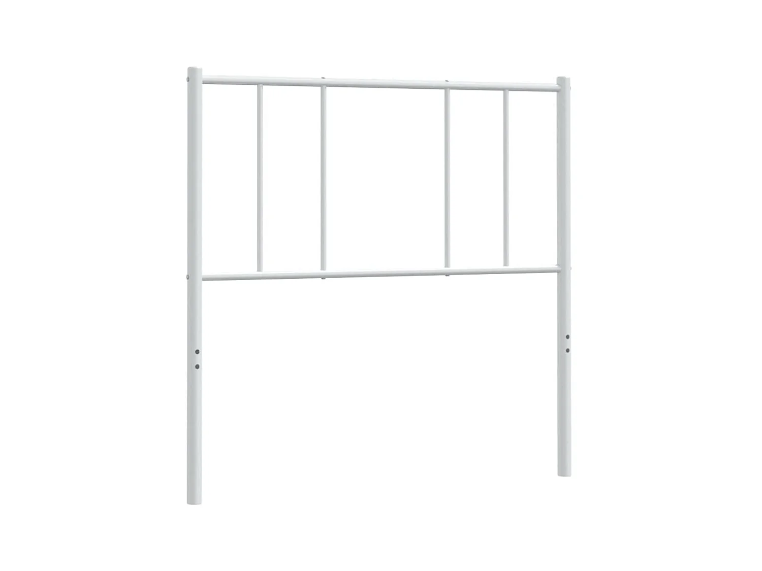 Testiera | Testata del letto in Metallo Bianco 80 cm