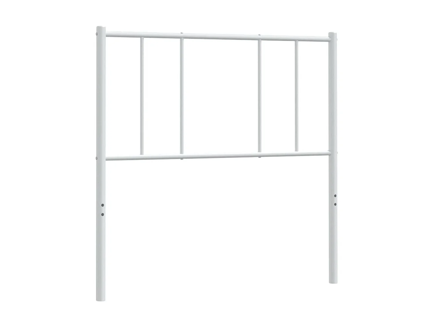 Tête de lit métal blanc 80 cm POI35539 BonneVie Meuble