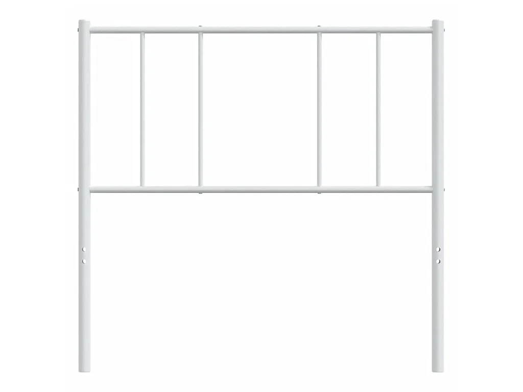 Tête de lit métal blanc 80 cm POI35539 BonneVie Meuble