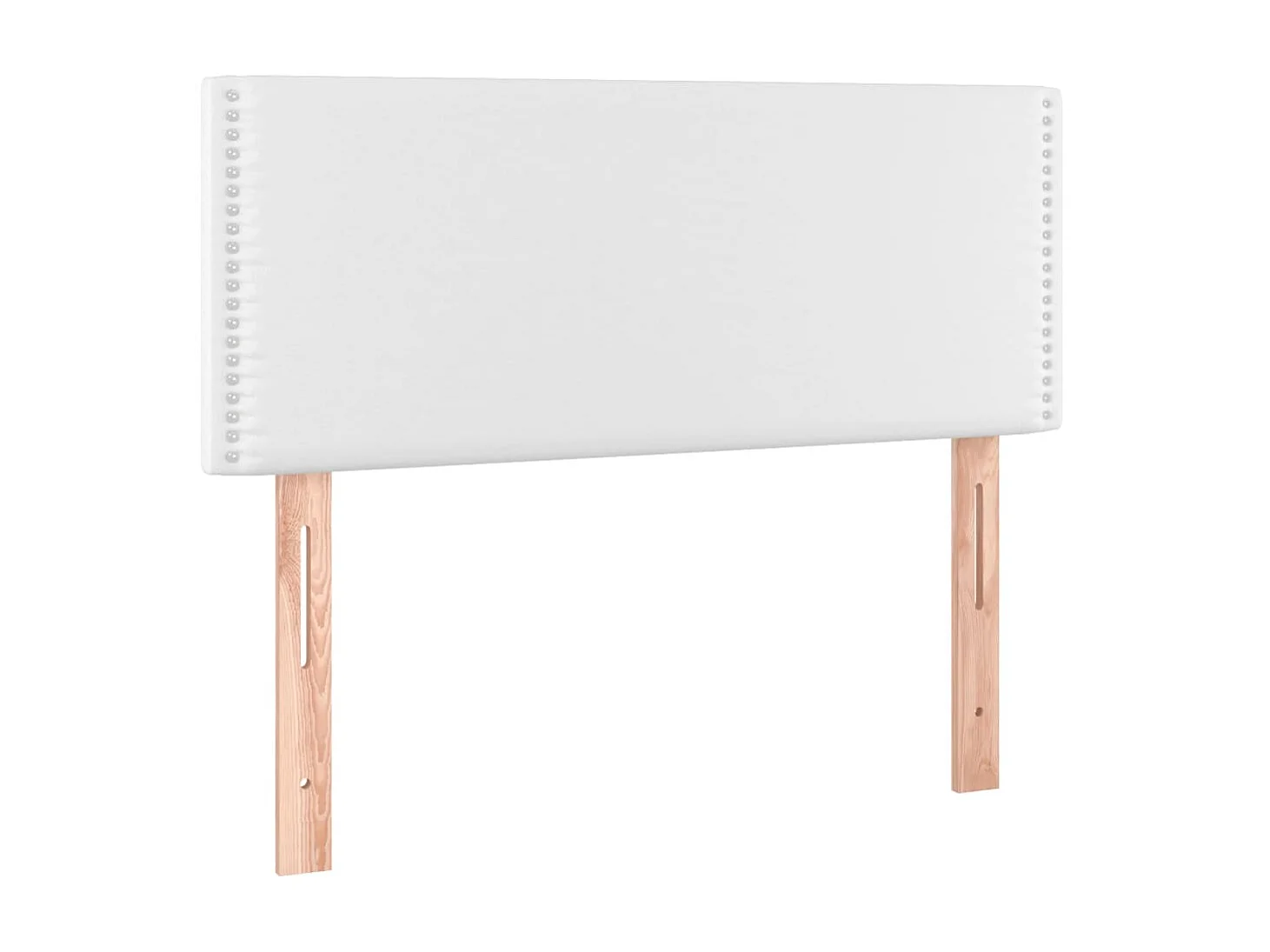 Hoofdbord LED 100x5x78/88 cm kunstleer wit NL153240