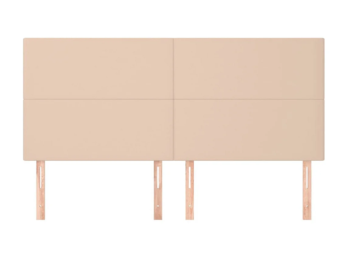 4 Pz Testiere Cappuccino 90x5x78/88 cm in Similpelle CFW854215