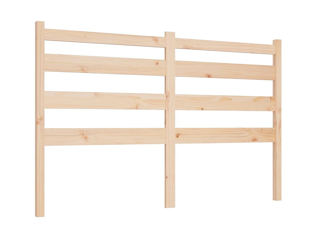 Testiera | Testata del letto per Letto 126x4x100 cm in Legno Massello di Pino