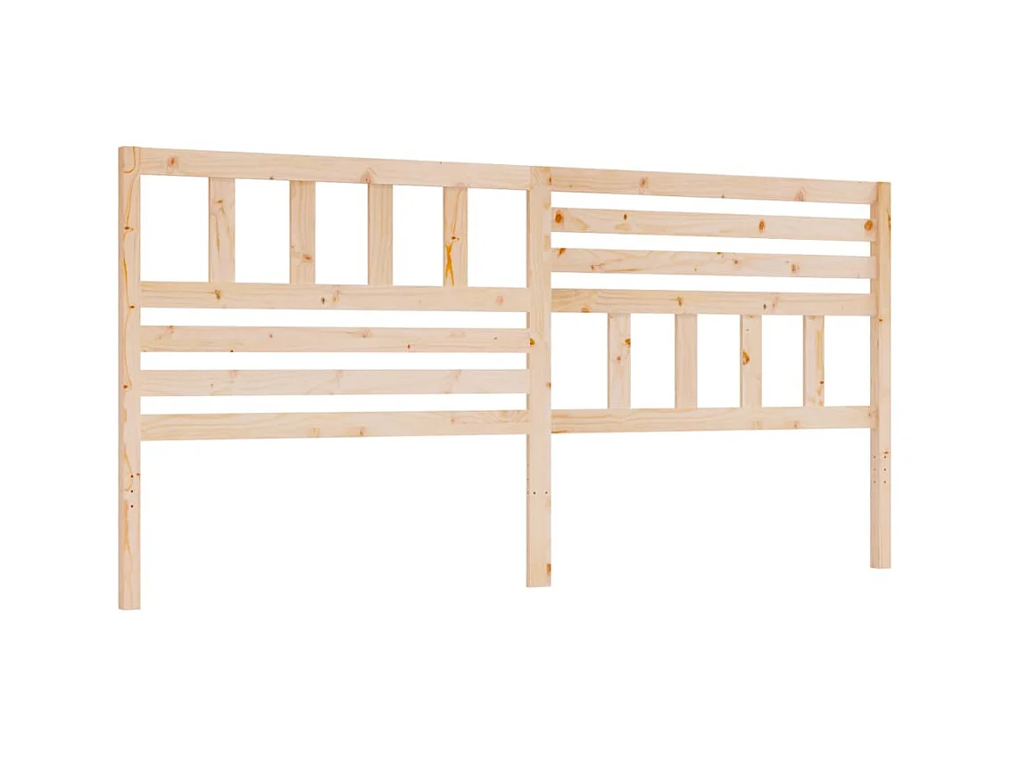 Tête de lit 186x4x100 cm Bois massif de pin POI29273 BonneVie Meuble