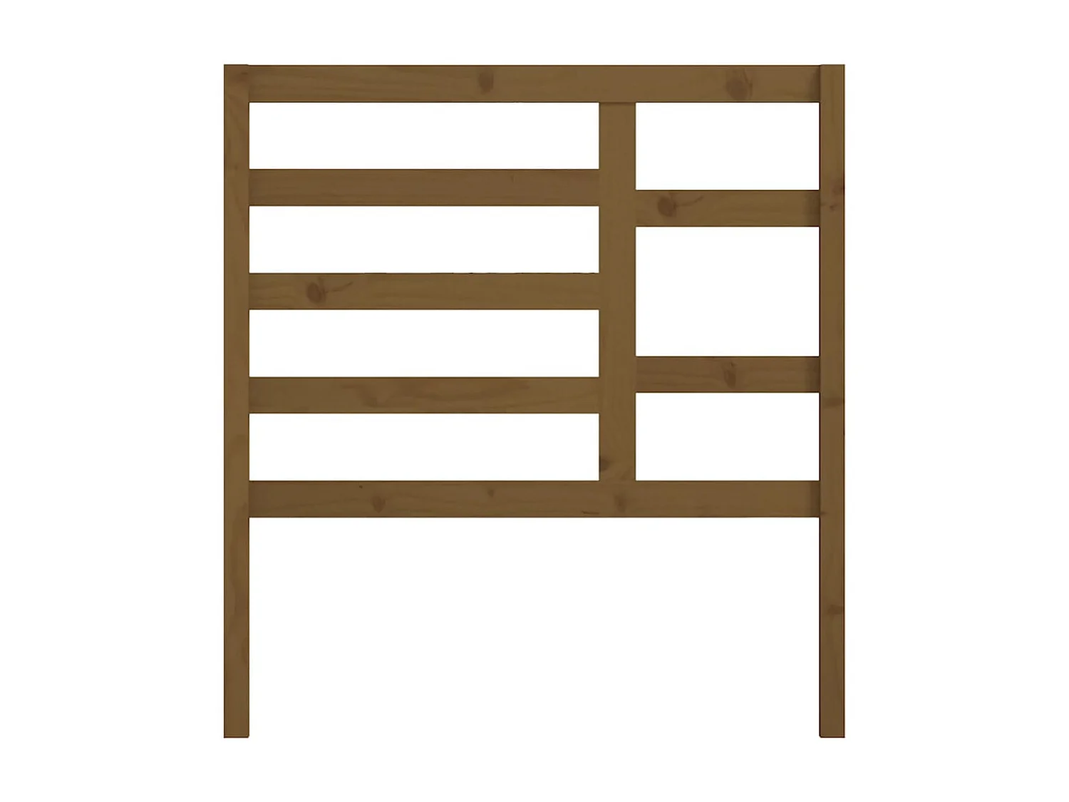 Tête de lit Marron miel 96x4x104 cm Bois massif de pin POI12432 BonneVie Meuble