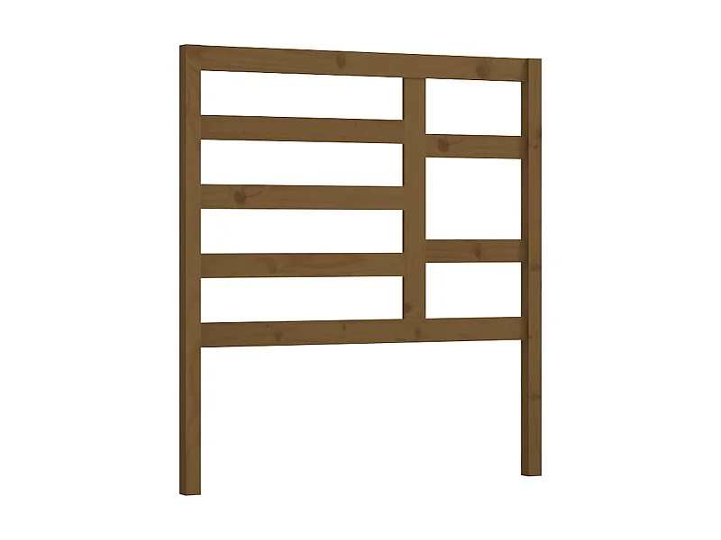Tête de lit Marron miel 96x4x104 cm Bois massif de pin POI12432 BonneVie Meuble