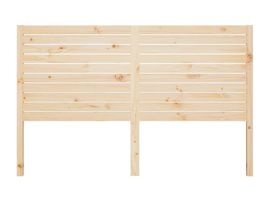 Tête de lit 146x4x100 cm Bois massif de pin POI36682 BonneVie Meuble