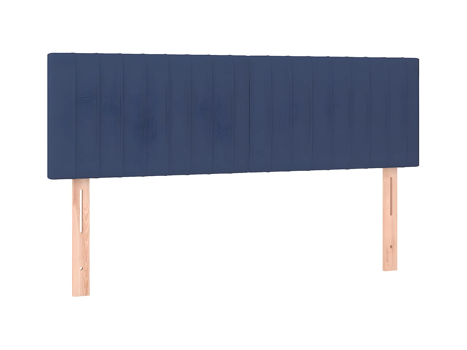 Têtes de lit 2 pcs Bleu 72x5x78/88 cm Tissu POI49136 BonneVie Meuble