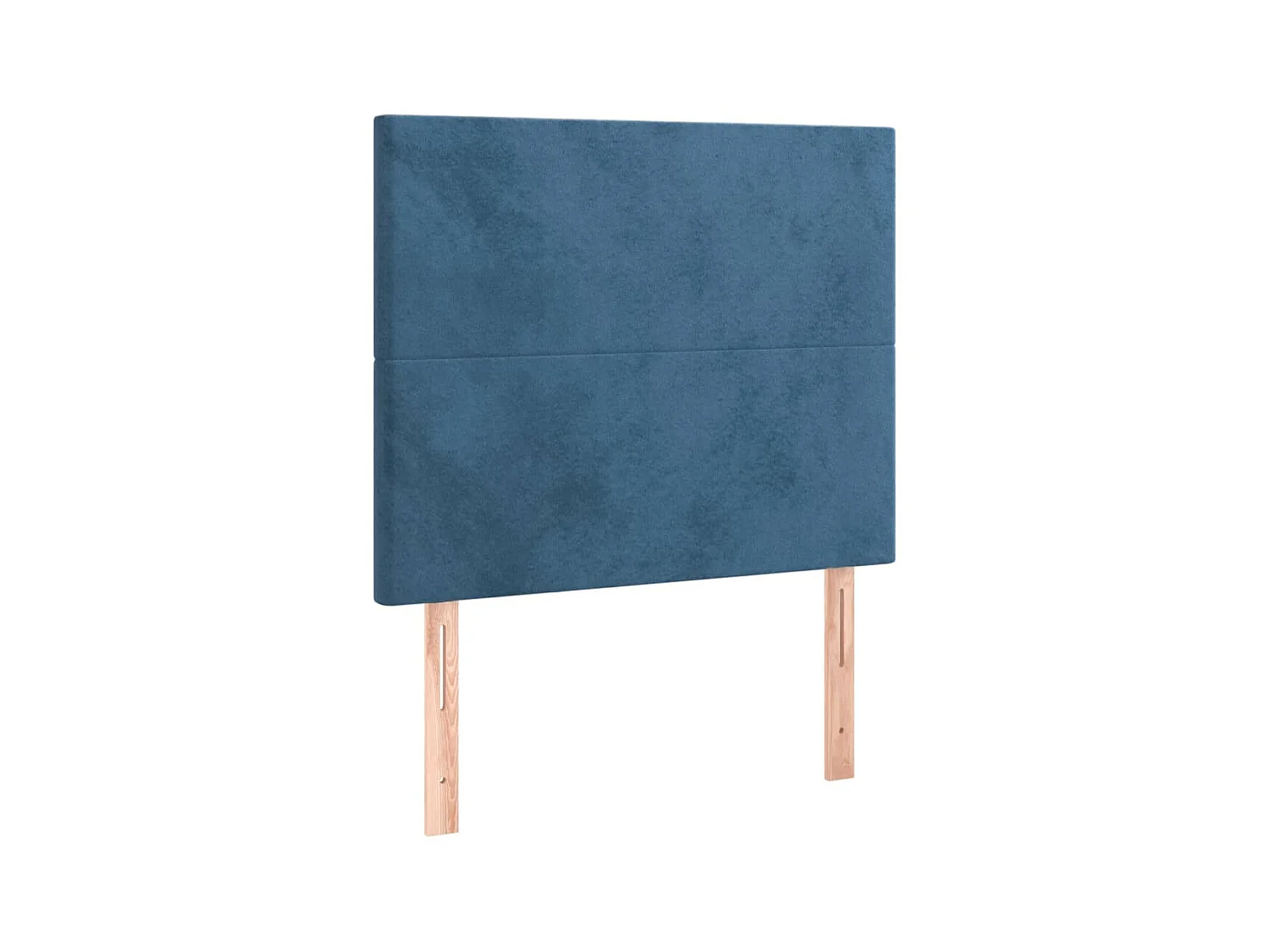 Têtes de lit 2 pcs Bleu foncé 80x5x78/88 cm Velours POI13914 BonneVie Meuble
