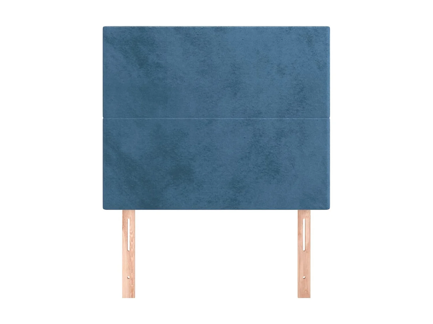 Cabeceros 2 unidades de terciopelo azul oscuro 80x5x78/88 cm ES69558