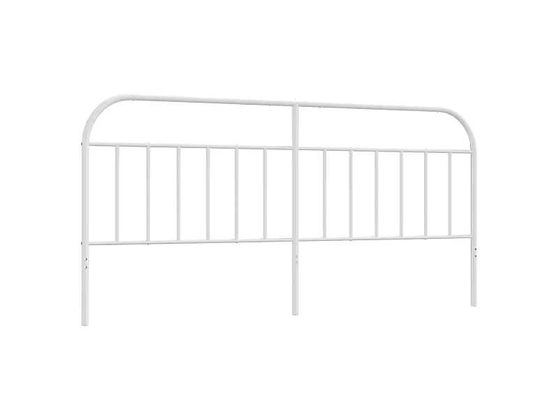 Cabeceira de cama 200 cm metal branco PT798331