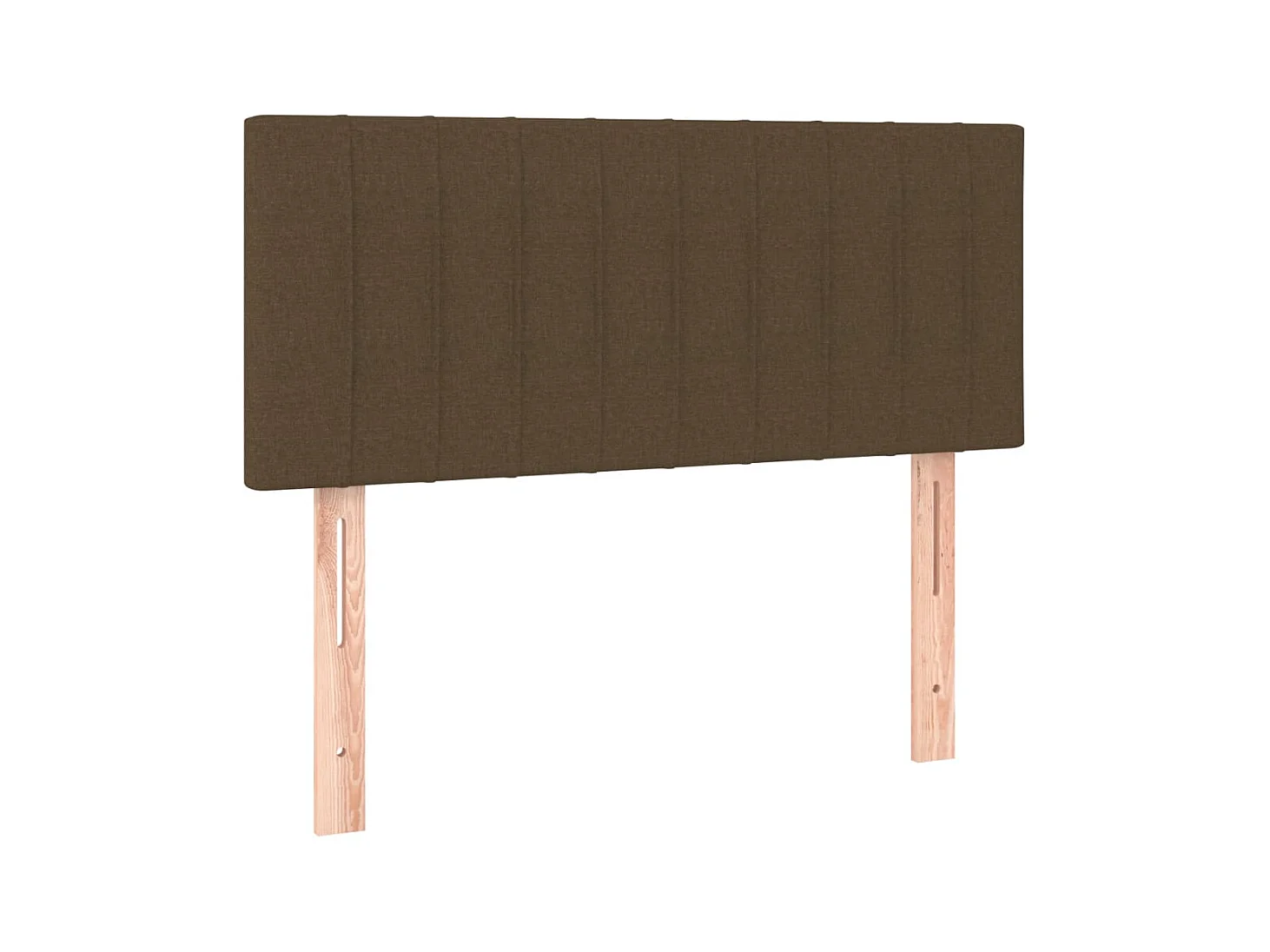 Tête de lit Marron Foncé 80x5x78/88 cm Tissu POI89515 BonneVie Meuble