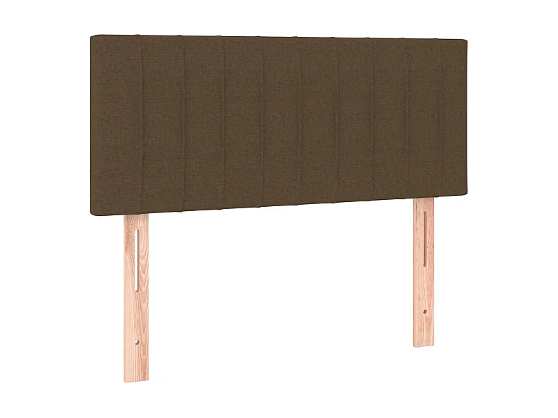 Hoofdbord 80x5x78/88 cm stof donkerbruin NL399641