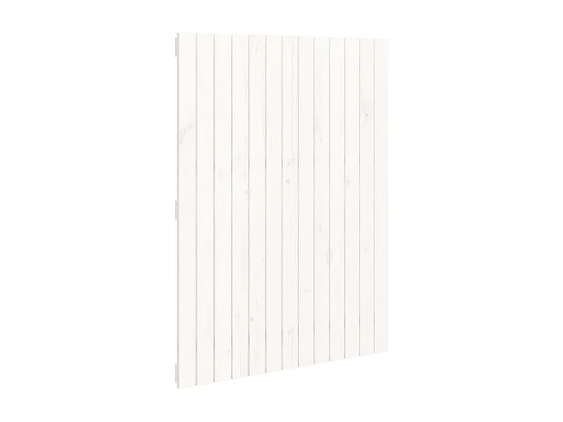Wandhoofdbord 82,5x3x110 cm massief grenenhout wit NL283783
