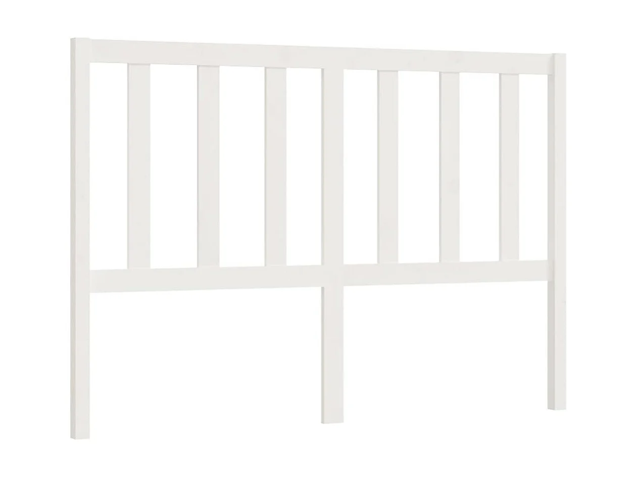 Tête de lit Blanc 166x4x100 cm Bois massif de pin POI76941 BonneVie Meuble