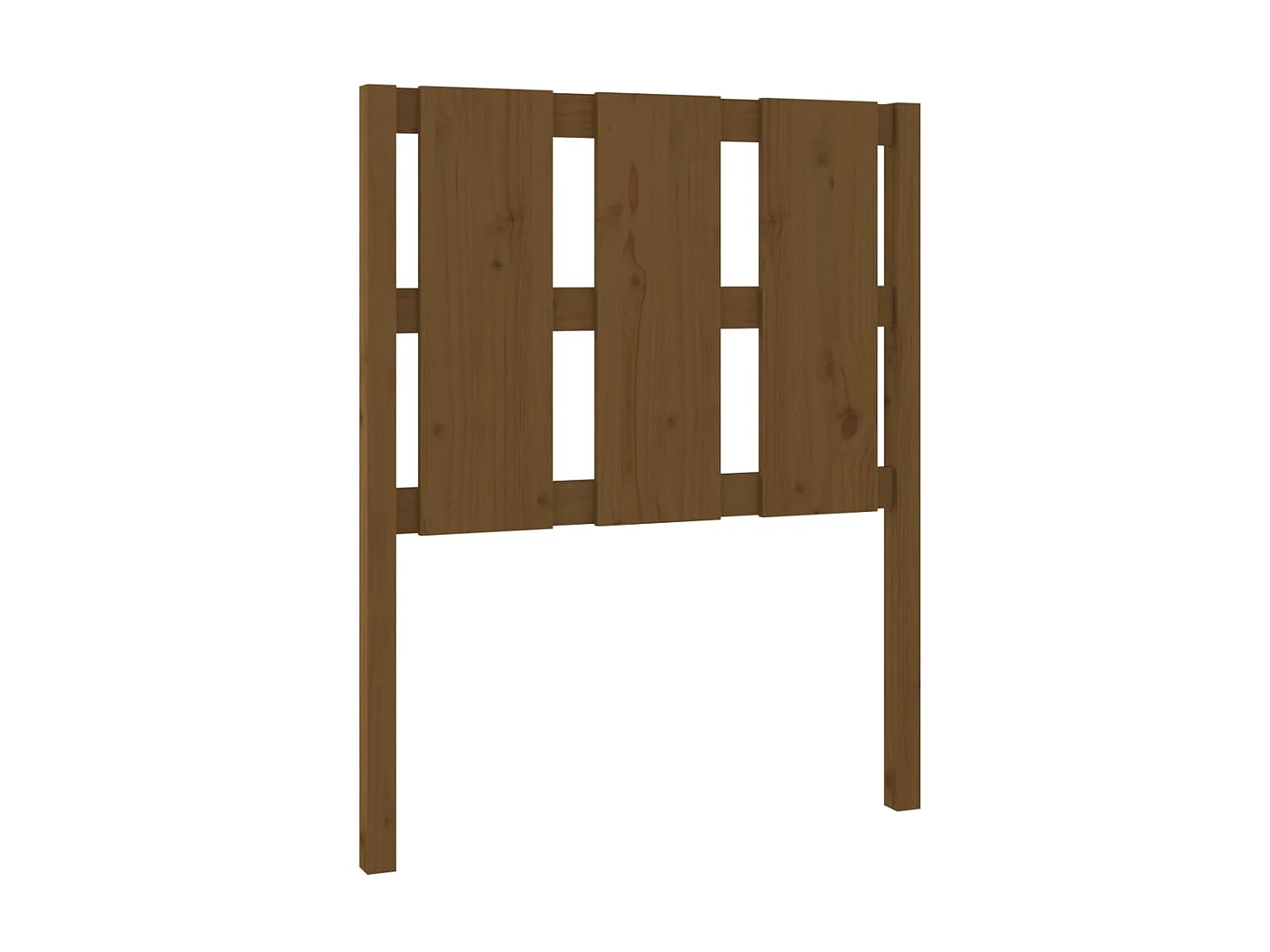 Tête de lit Marron miel 80,5x4x100 cm Bois massif de pin POI39144 BonneVie Meuble