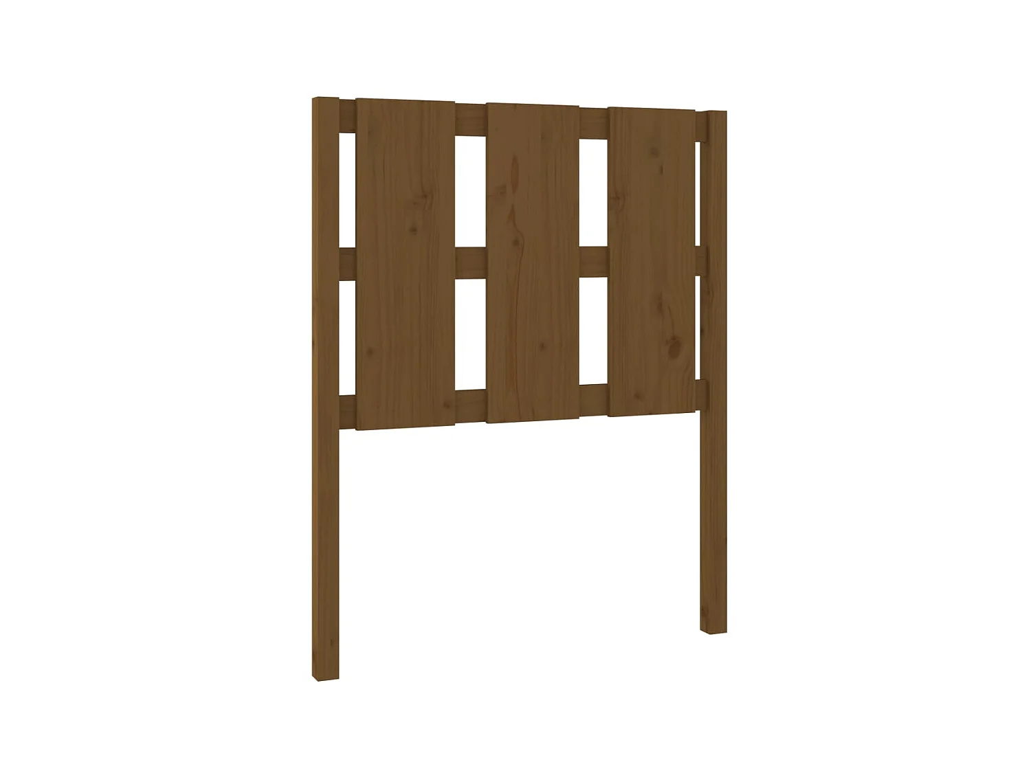Tête de lit Marron miel 80,5x4x100 cm Bois massif de pin POI39144 BonneVie Meuble