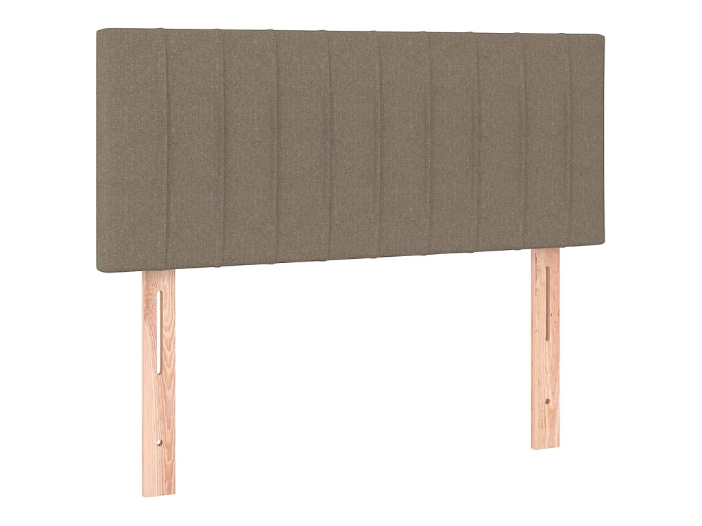 Tête de lit Taupe 80x5x78/88 cm Tissu POI36775 BonneVie Meuble