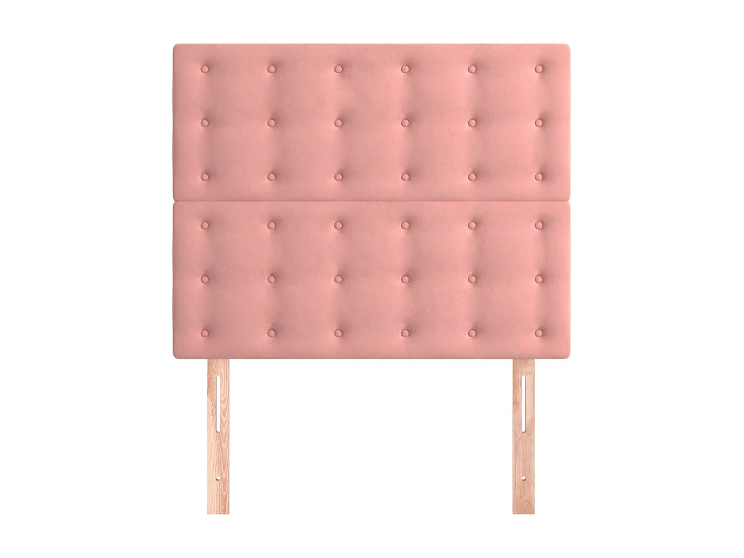 2er-set-Kopfteil,Bettkopfteile Rosa 80x5x78/88 cm Samt -gkd558495