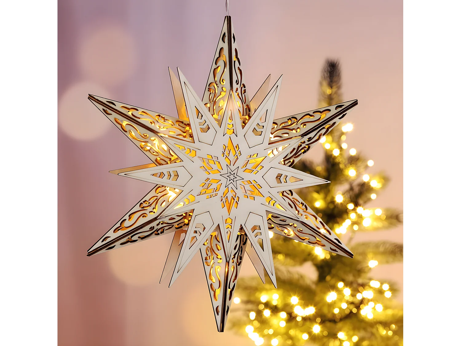 Tête de lit à LED Taupe 90x5x118/128 cm Tissu POI20982 BonneVie Meuble