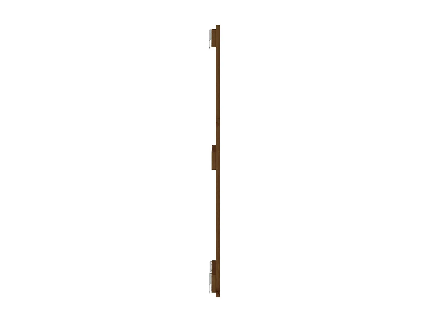 Tête de lit murale Marron miel 82,5x3x90 cm Bois massif de pin POI63688 BonneVie Meuble