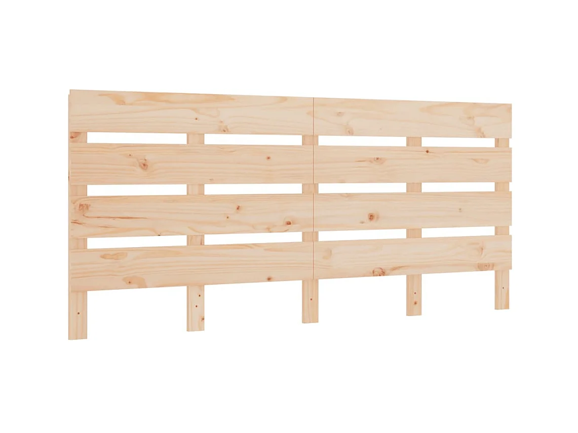 Tête de lit 120x3x80 cm Bois massif de pin POI42737 BonneVie Meuble