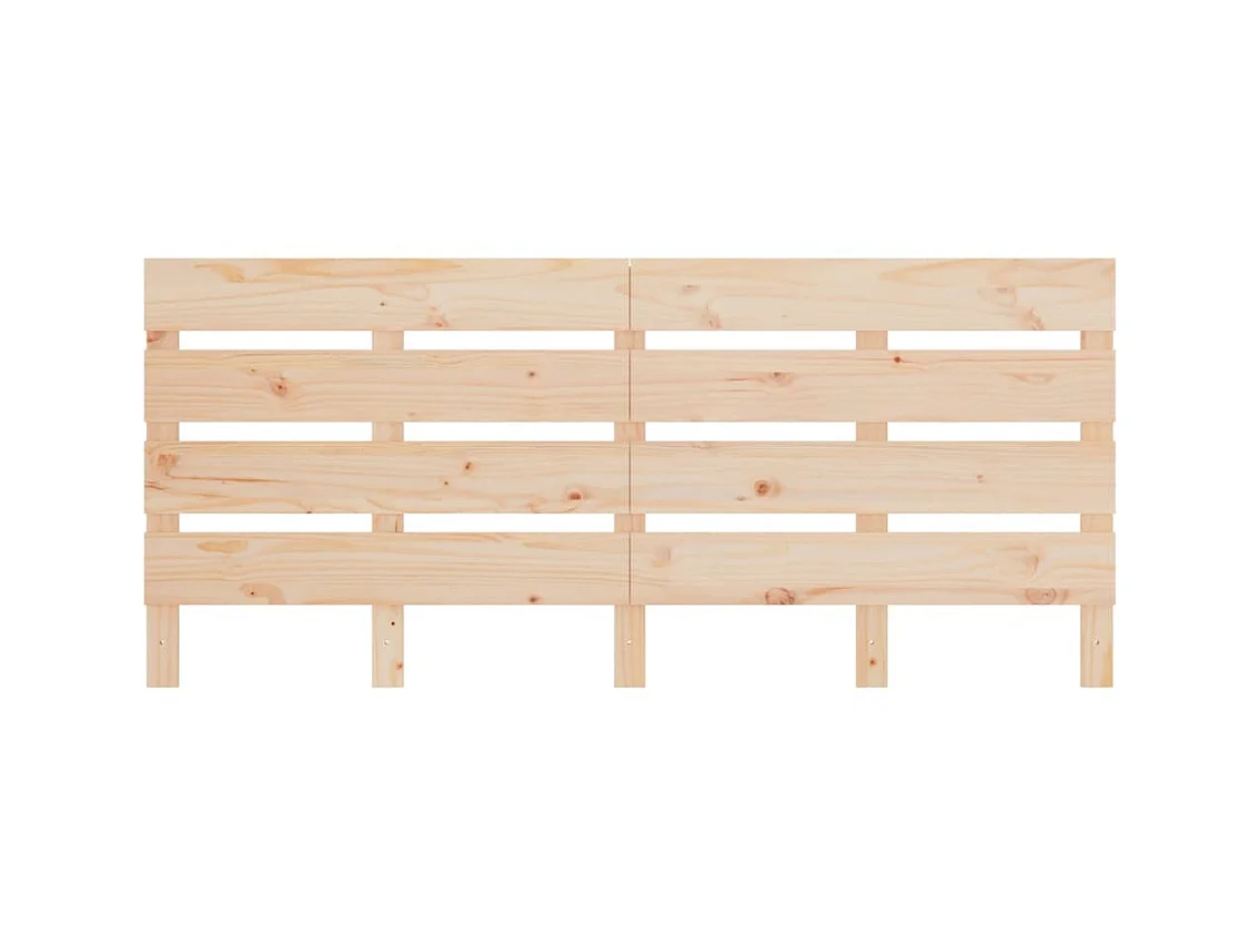 Tête de lit 120x3x80 cm Bois massif de pin POI42737 BonneVie Meuble