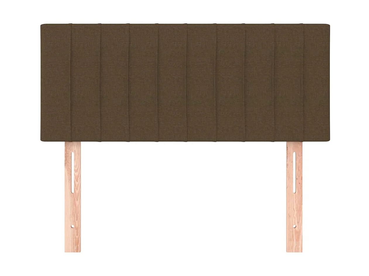 Tête de lit Marron Foncé 100x5x78/88 cm Tissu POI34535 BonneVie Meuble