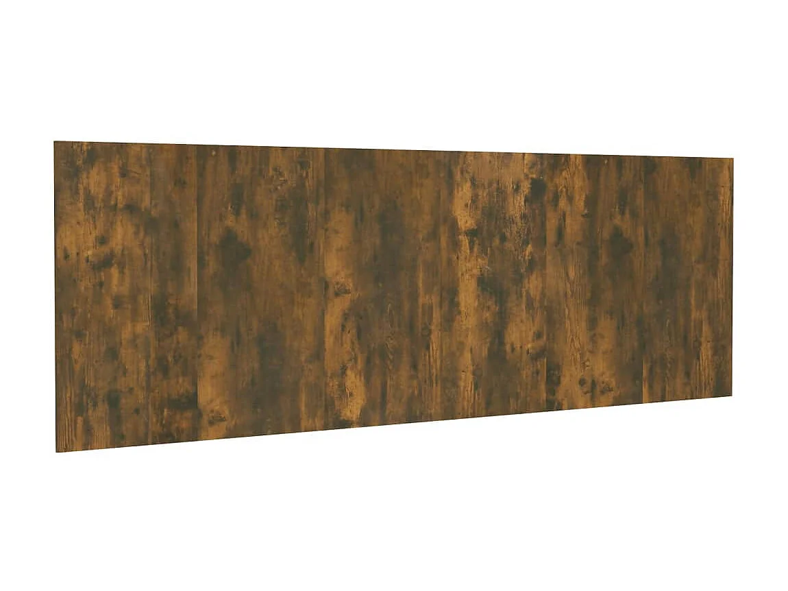 Cabecero pared madera contrachapada roble ahumado 240x1,5x80 cm ES84925