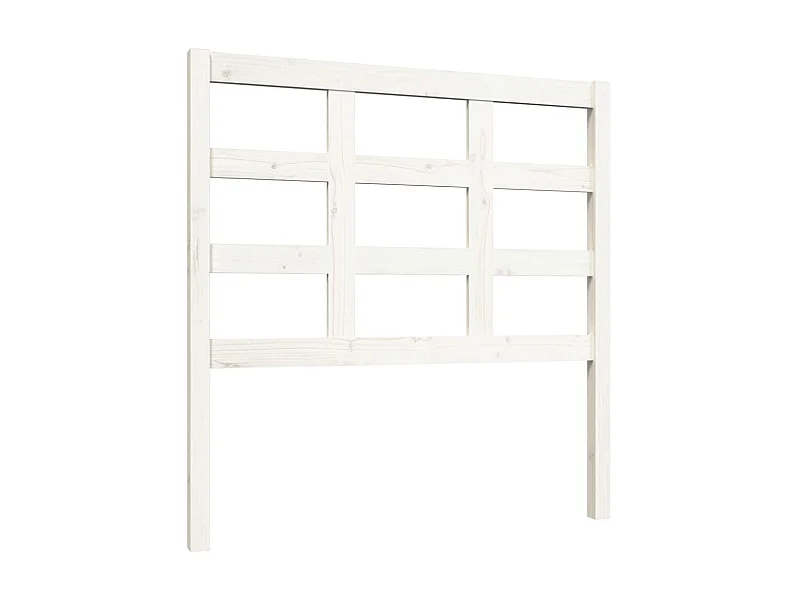 Cabeceira de cama 95,5x4x100 cm madeira de pinho maciça branco PT391991