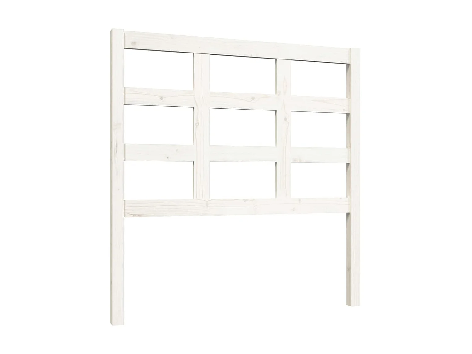 Cabeceira de cama 95,5x4x100 cm madeira de pinho maciça branco PT391991