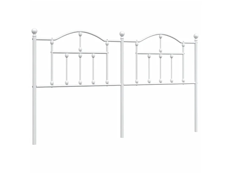 Testiera | Testata del letto in Metallo Bianco 180 cm