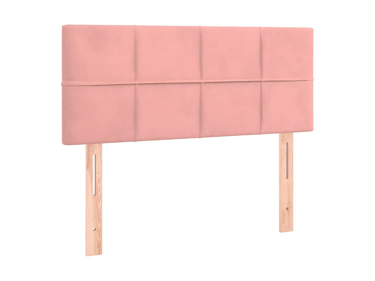 Tête de lit à LED Rose 100x5x78/88 cm Velours POI25429 BonneVie Meuble