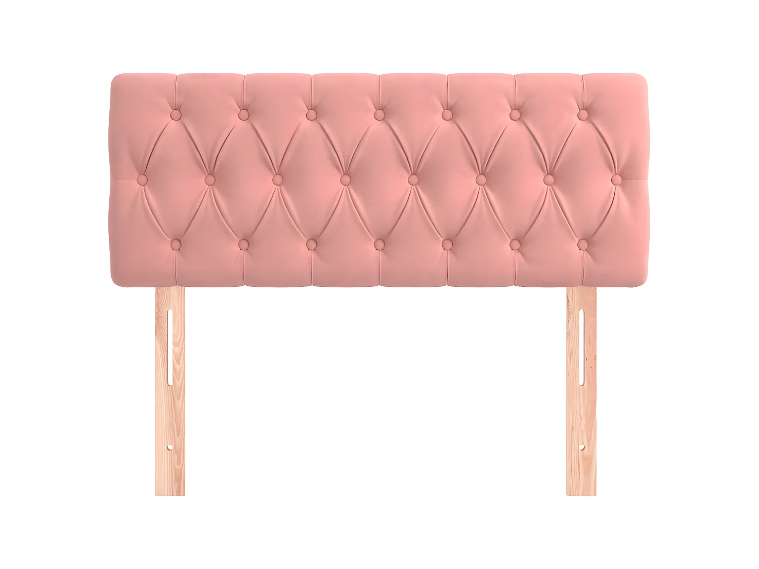Kopfteil,Bettkopfteil Rosa 100x7x78/88 cm Samt -gkd392772