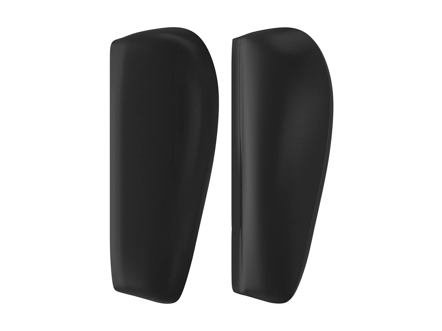 Cabecero de cuero sintético negro 203x23x78/88 cm ES34865