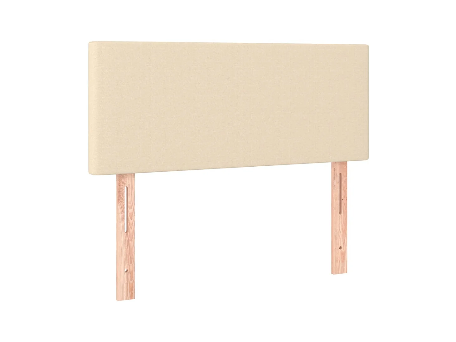 Testiera | Testata del letto Crema 90x5x78/88 cm in Tessuto