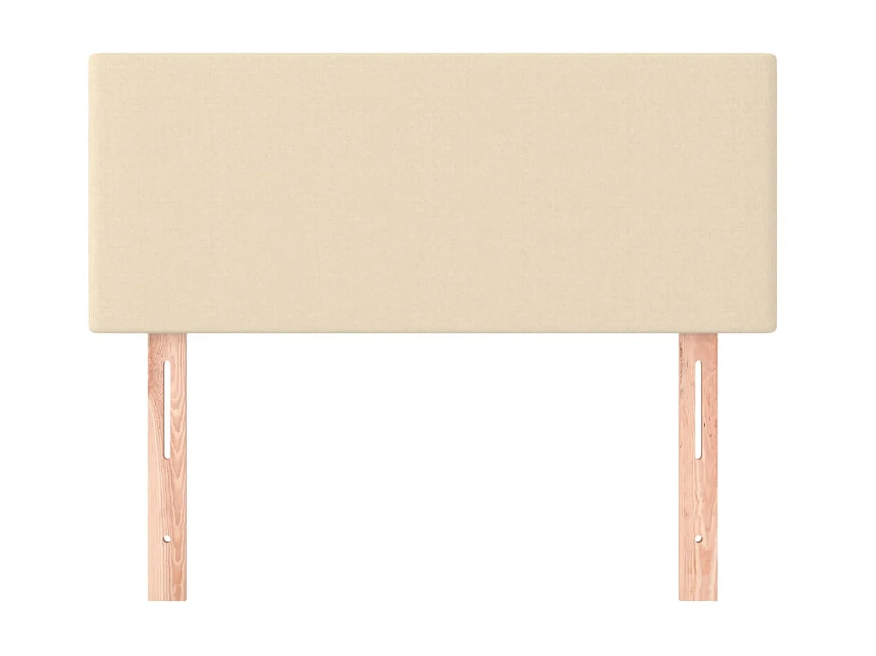 Testiera | Testata del letto Crema 90x5x78/88 cm in Tessuto