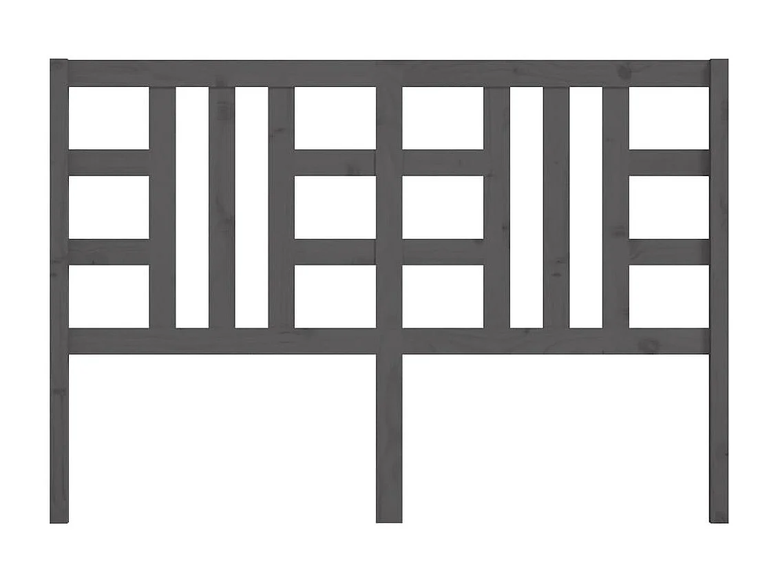 Tête de lit Gris 166x4x100 cm Bois massif de pin POI76187 BonneVie Meuble