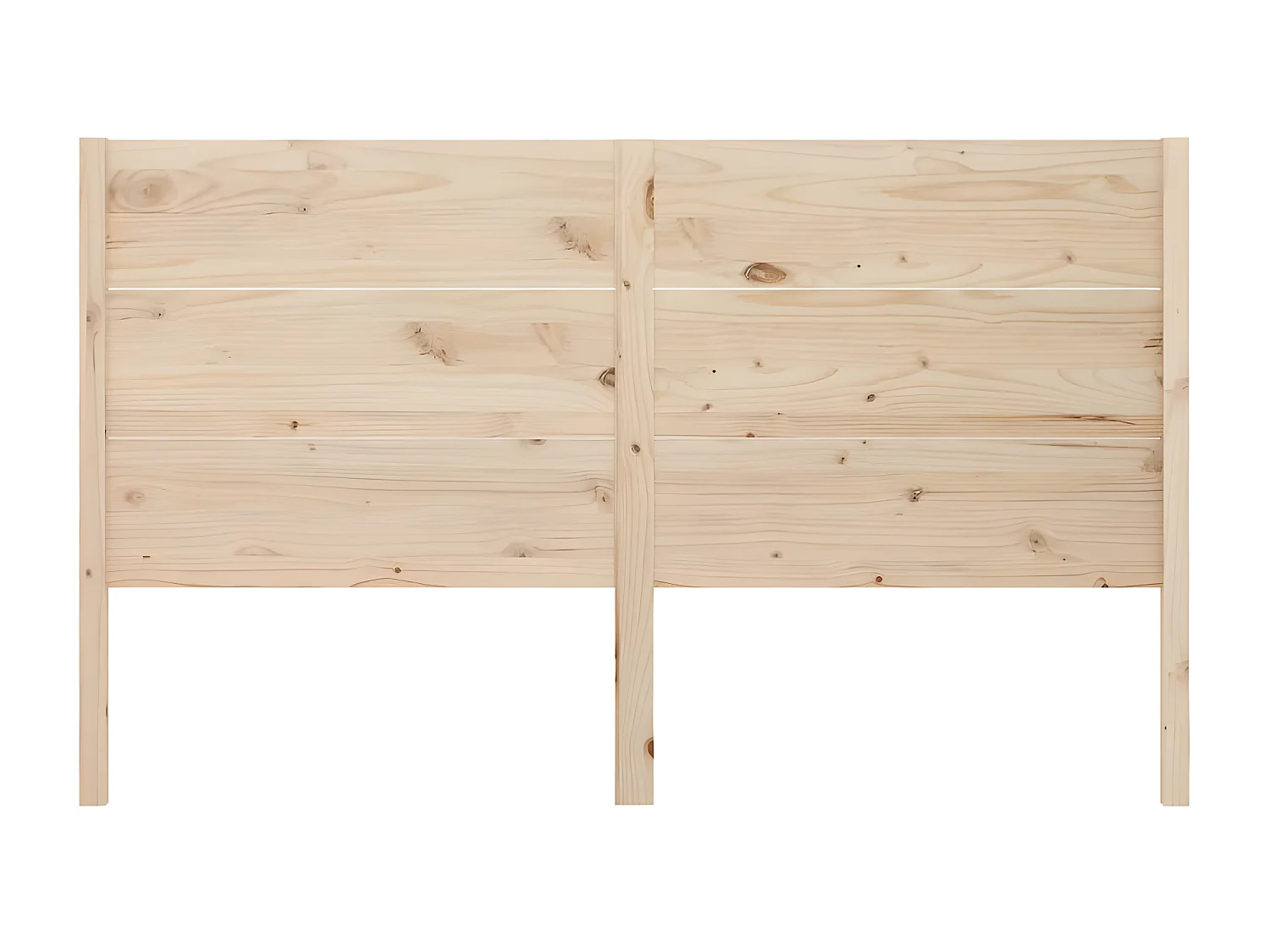 Kopfteil,Bettkopfteil 206x4x100 cm Massivholz Kiefer -gkd188534